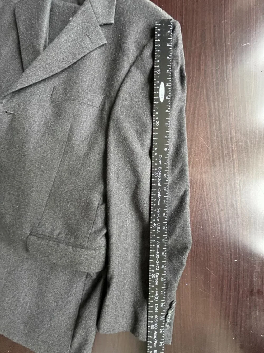 Daniel Hechter 3-Piece Men's Suit – 100% Virgin Wool – Gray – US 40 – Like New